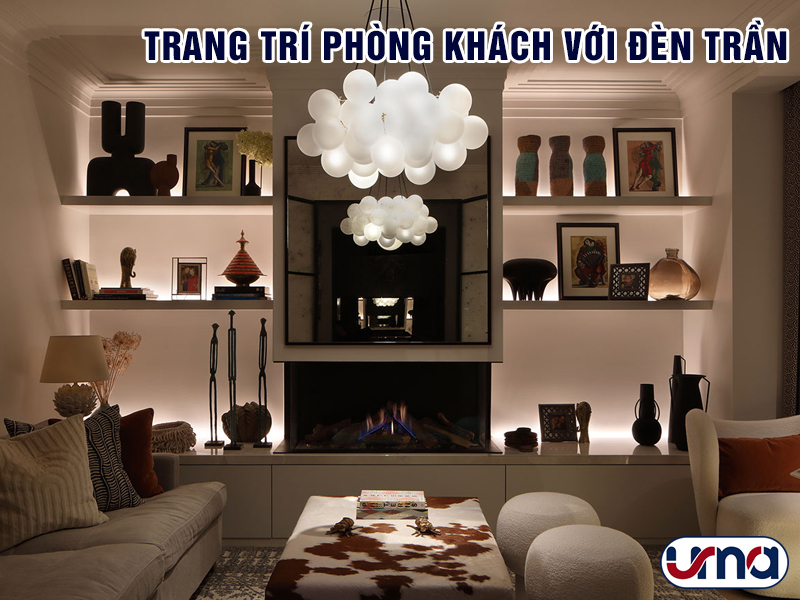 trang-tri-phong-khach-voi-den-tran