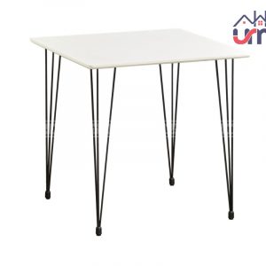 Bàn ăn chân sắt gỗ MDF BARCELONA
