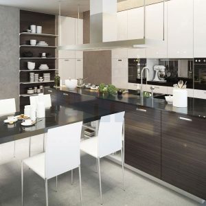 Tủ bếp gỗ đẹp TBN10