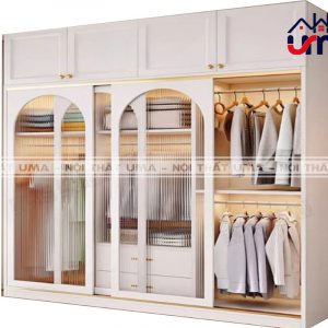 Tủ quần áo khung gỗ cao cấp TQA008