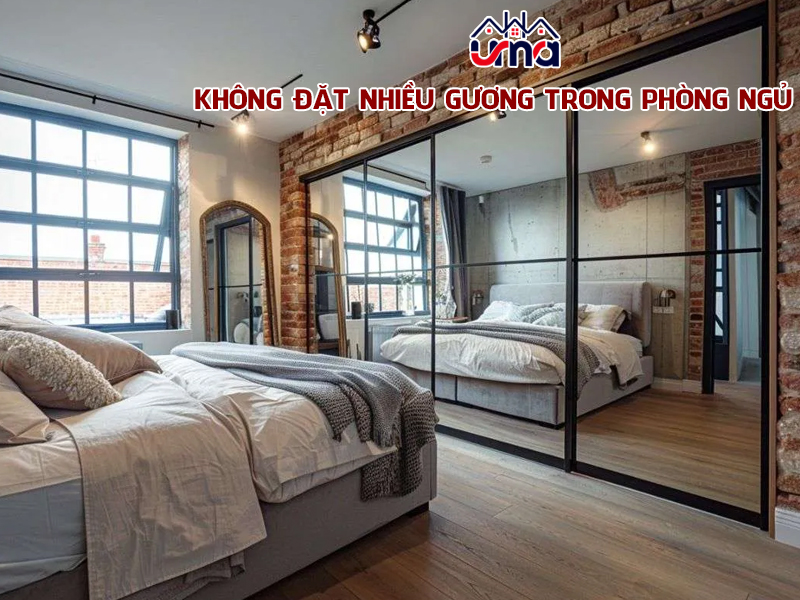 khong-dat-nhieu-guong-trong-phong-ngu